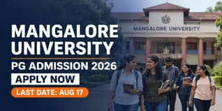 Mangalore University PG Admission 2026-27 Open; Check Last Date to Apply